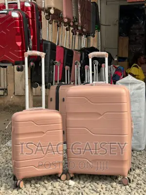 Two Set Anticrake Luggages Travel Bags: Large Small Sizes