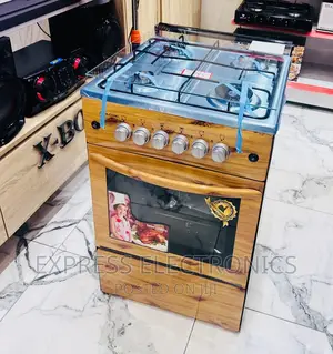 Light Wooden Grill Gas Cooker Oven Grill 4burner 50/50