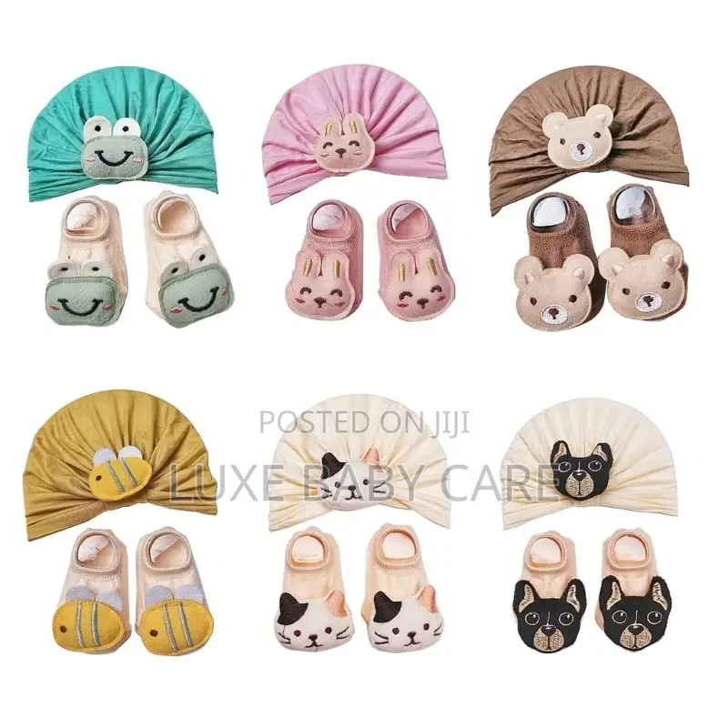 Cartoon Hair Turban With Shocks for Baby Girl