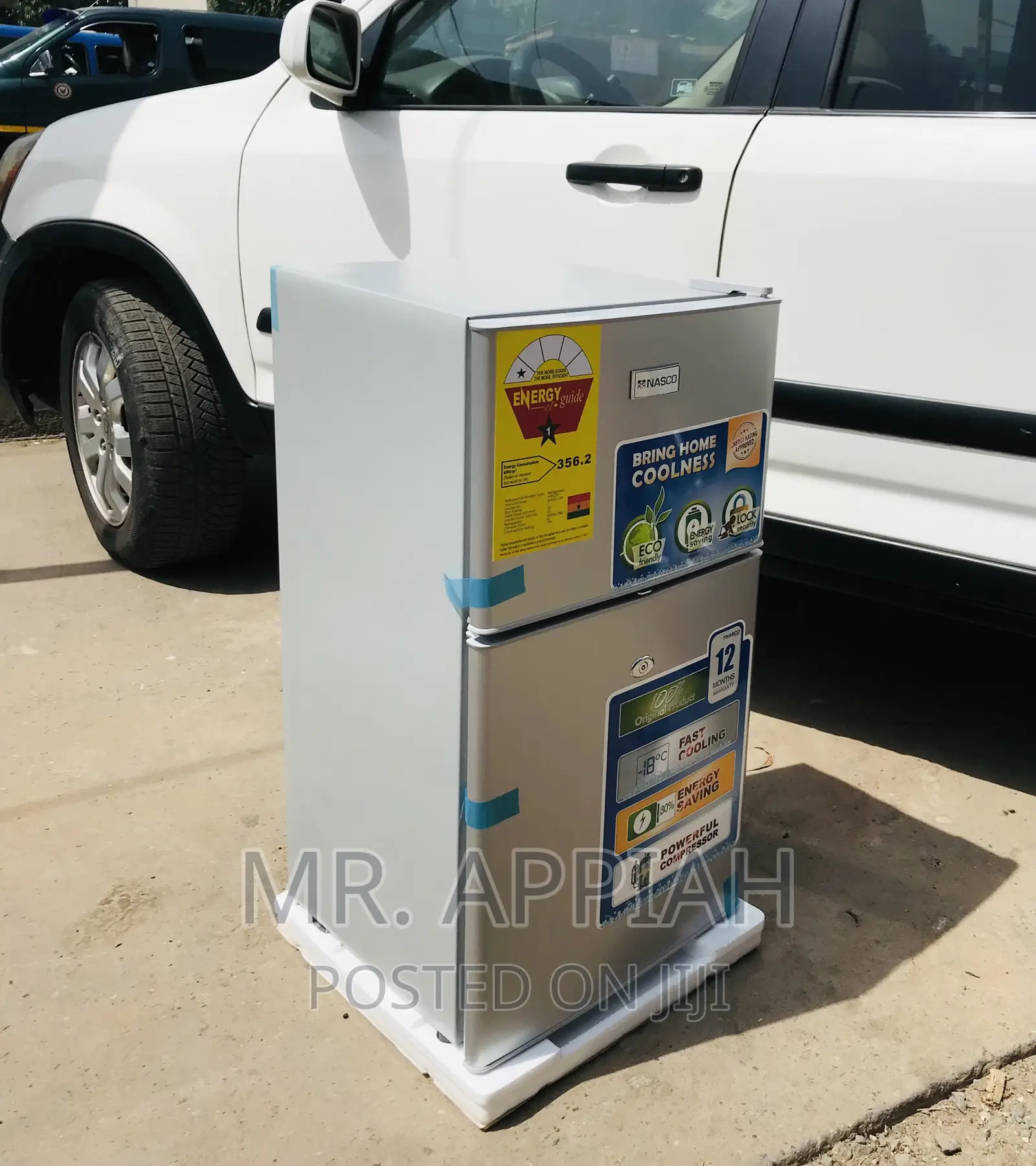 Latest Nasco Nasf2-120 2 Door Table Top Fridge(Gray).