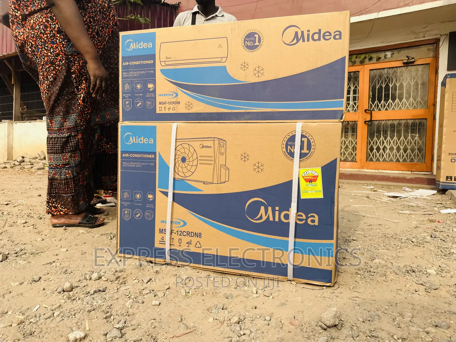 2.0hp Split R410 Gas Midea AC White 