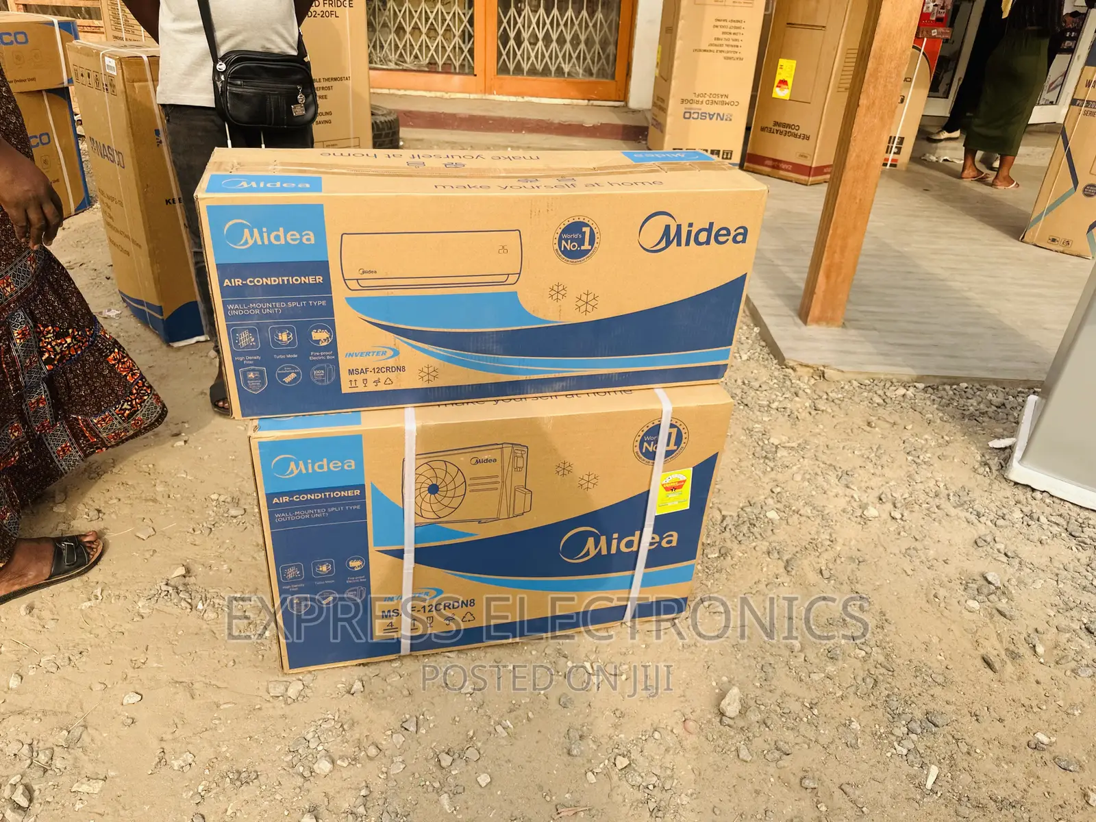 Midea 1.5hp Split R410 Gas AC Mesmerize White