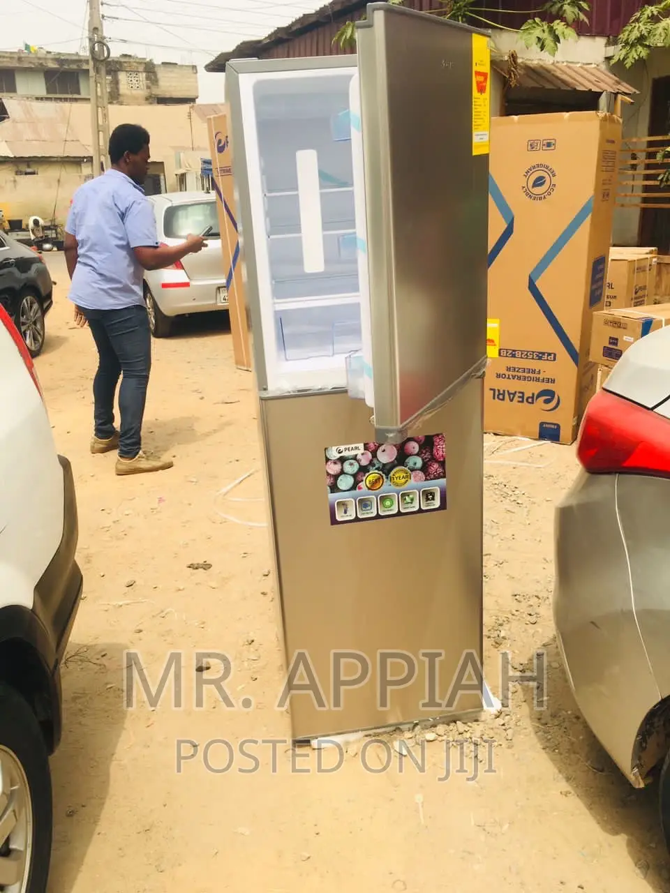 Extremely Cooling Pearl Pf 350 B Double Door Fridge.