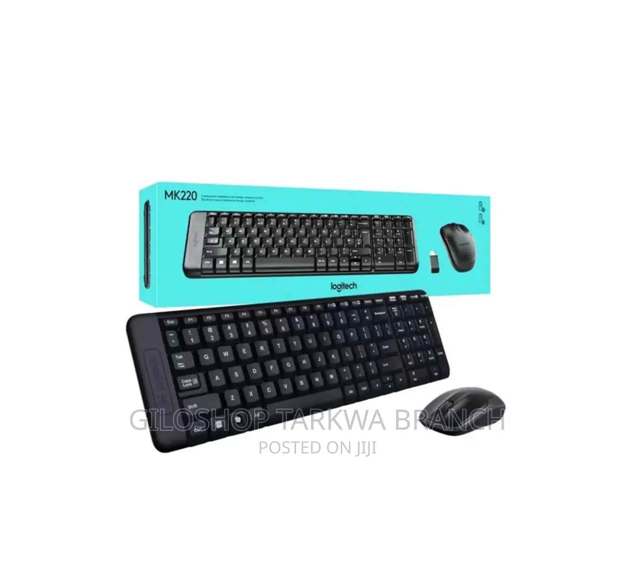 Logitech Mk220 Wireless Keyboard and Mouse Bundle