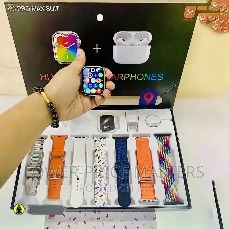 Airpods + Smartwatch (11 in 1) With 8 Straps