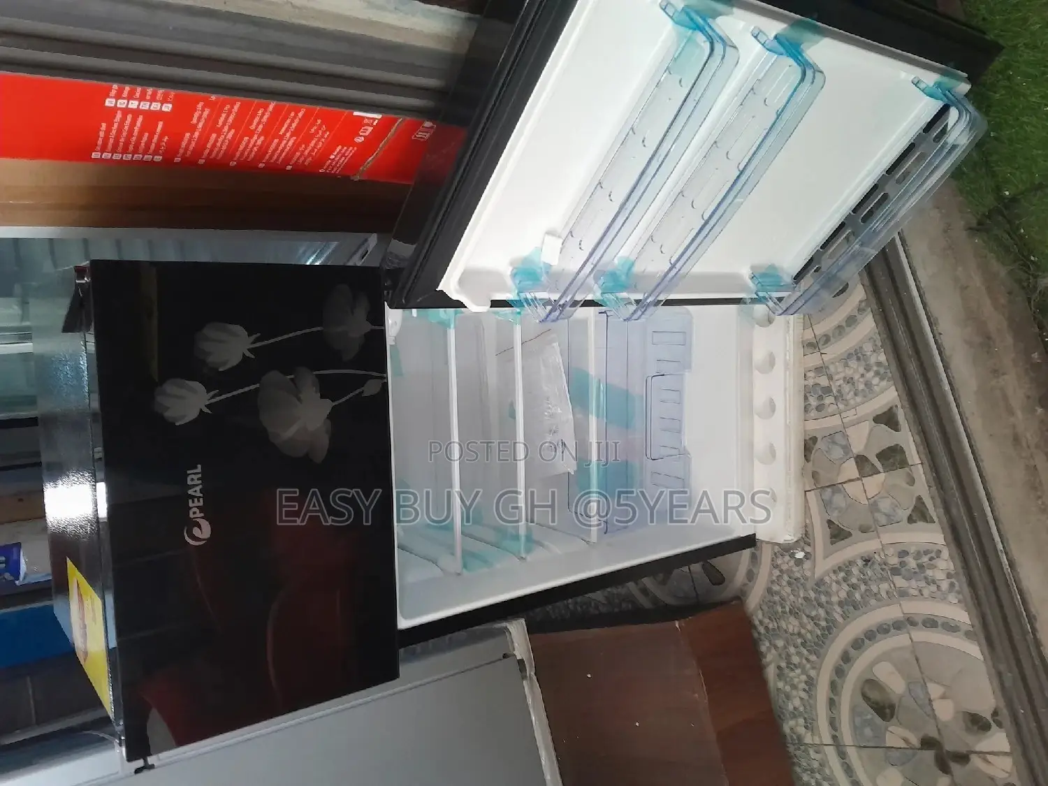Fresh in Box Modern Refrigerator Pearl