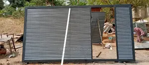 Black and Gray Metal Gate