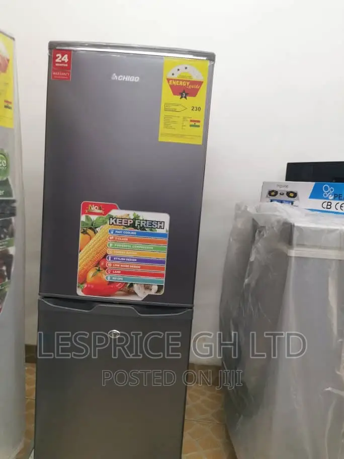 Chigo 126L// Power Plus Double Door Fridge
