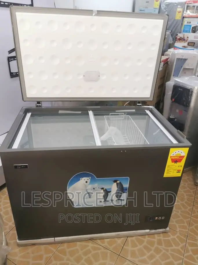 Signature 345L// Single Door Glass Slide Freezer