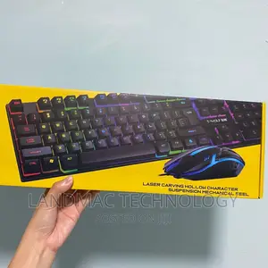 TF200 Wired USB Keyboard Mouse Luminous Keyboard and Mouse