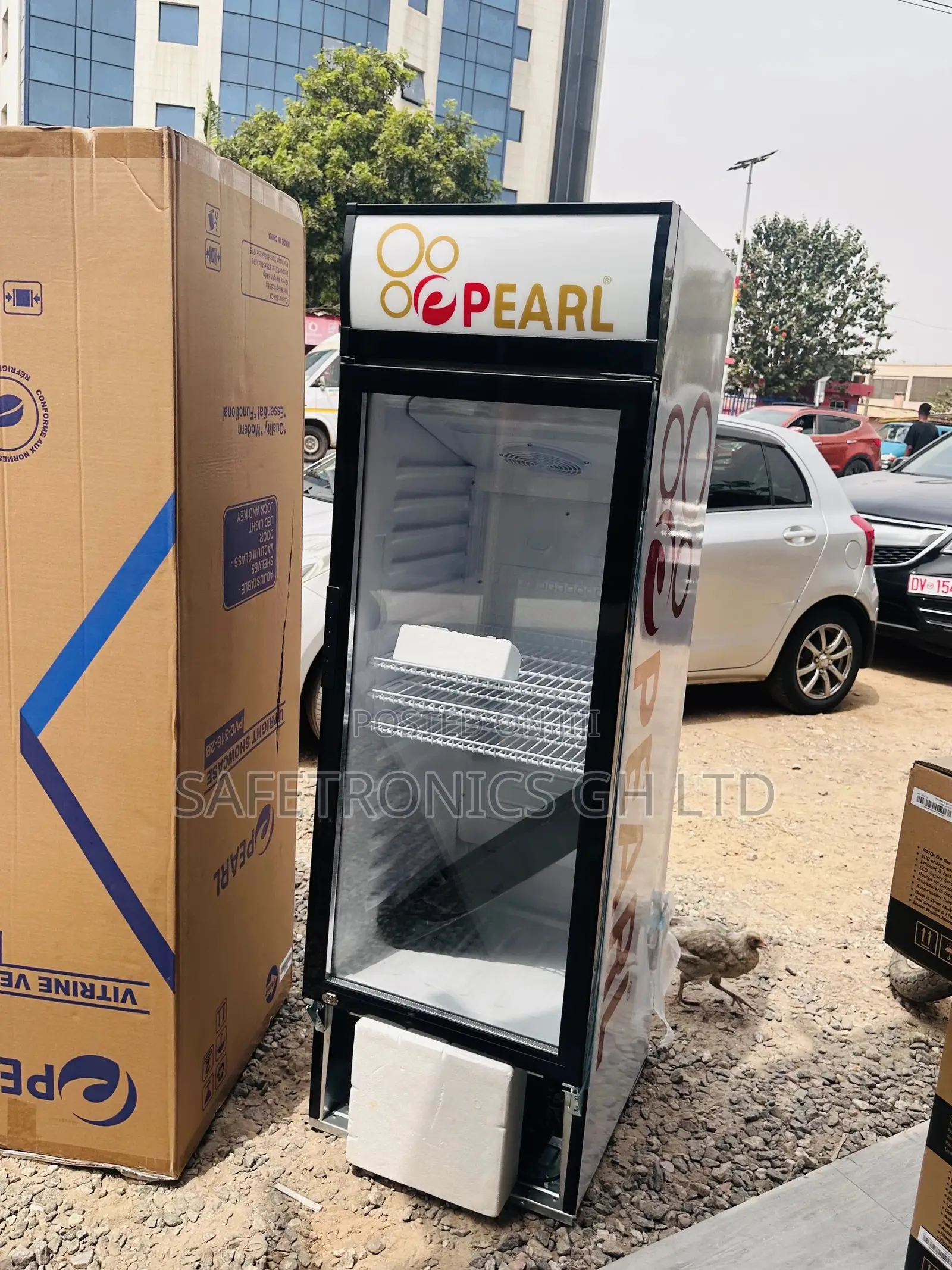 Pearl Display Glass Singledoor PVC-316-2b Electric Fridge