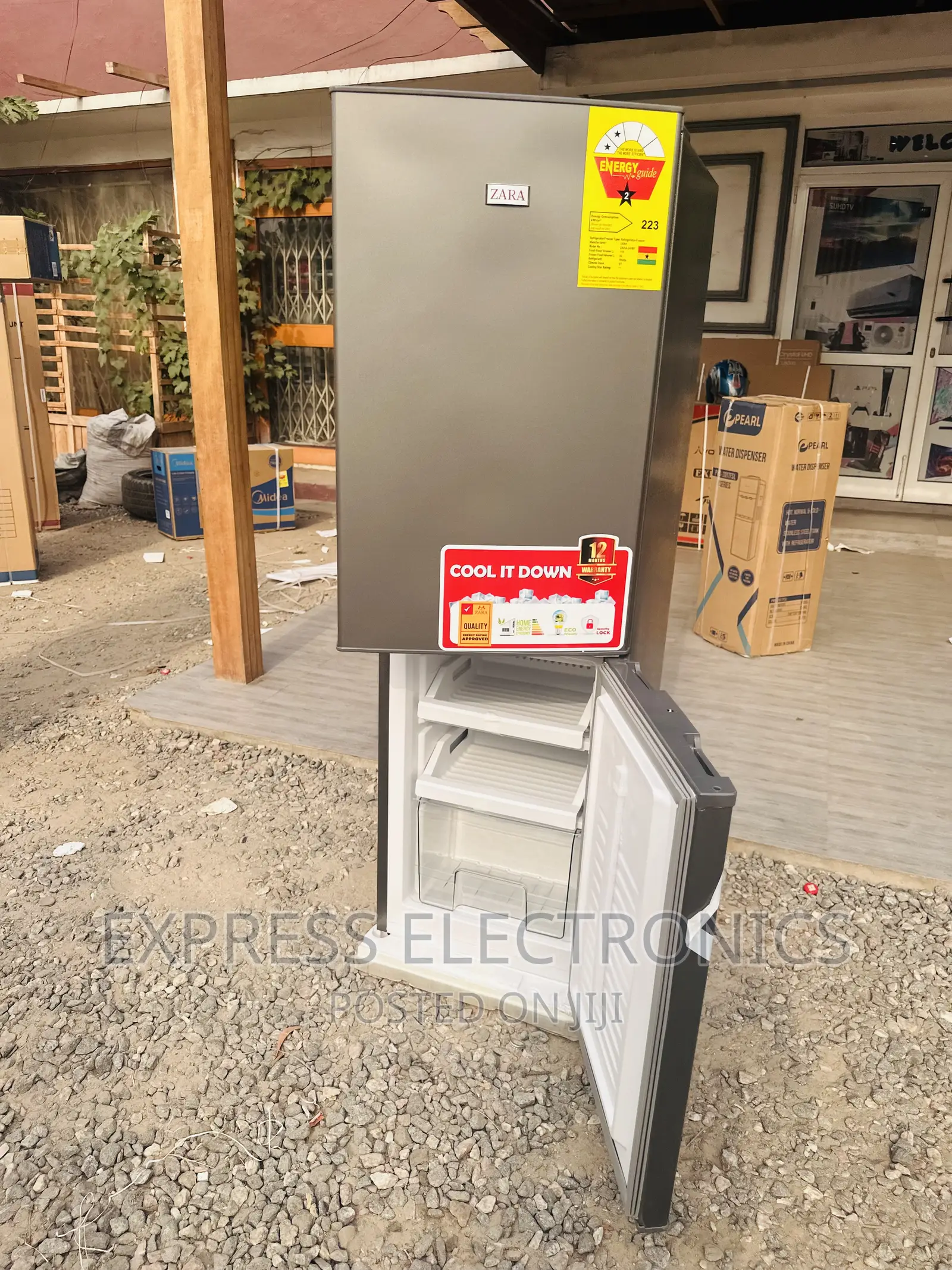 Long Lasting Durability Zara 240BF Fridge Double Door