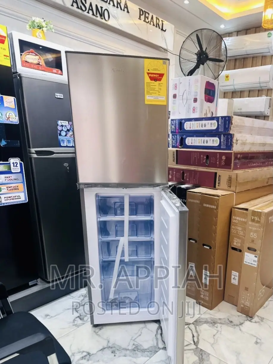 Durable Pearl Pf 350 B Double Door Refrigerator.