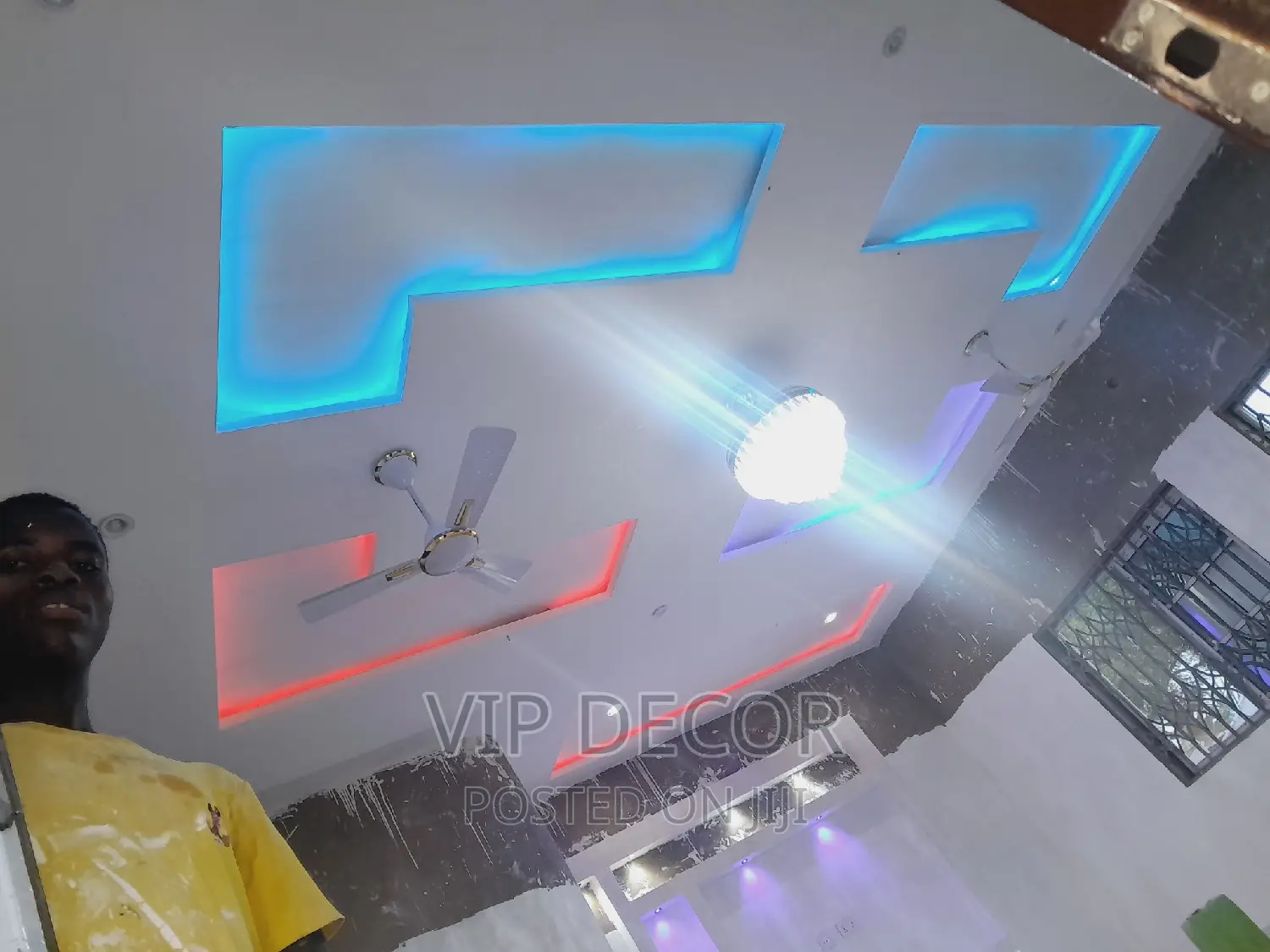 P.O.P and Plaster Board Ceiling