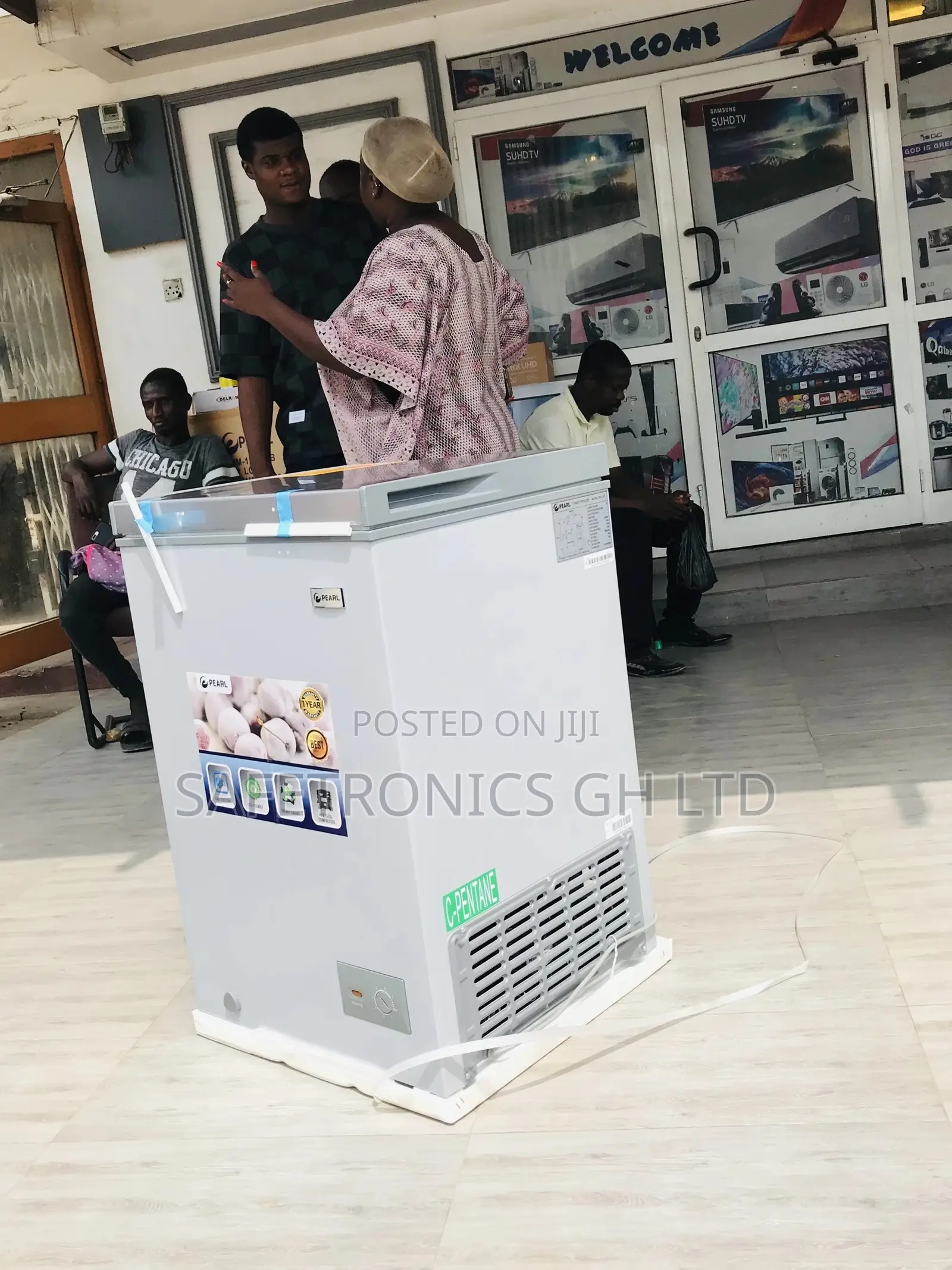 Electric Pearl Singledoor 100 Liters Chestfreezer PCF-127