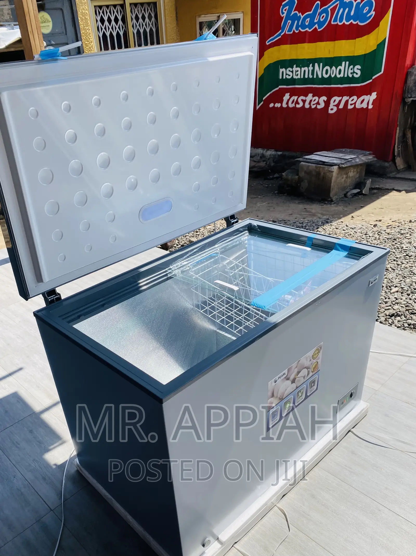 Original Pearl PCF-380(316ltr)Single Door Freezer,Gray.