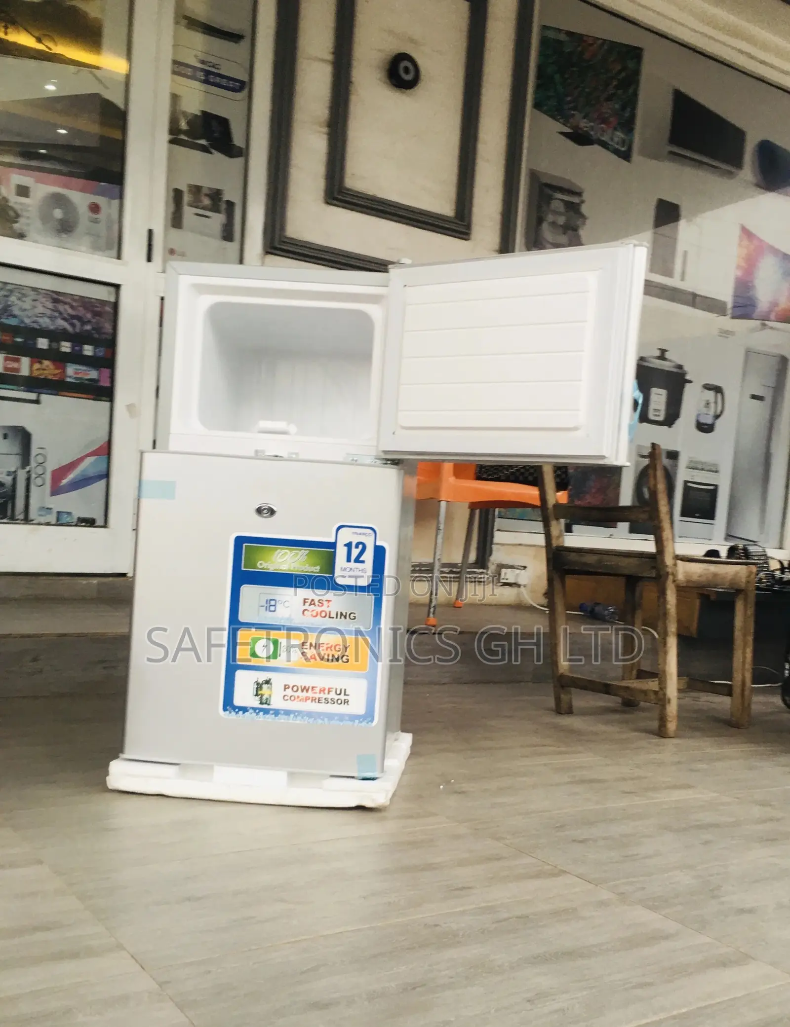 Nasf2-120 Gray Topfreezer Doubledoor Nasco Fridge Electric