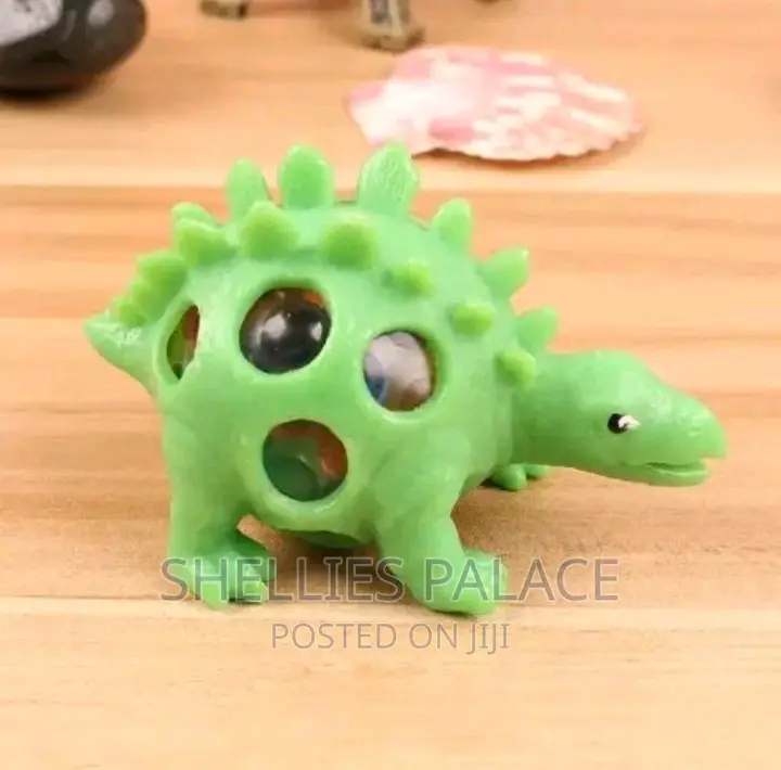 2pcs Venting Water Ball Anti Stress Squeeze Dinosaur Grape