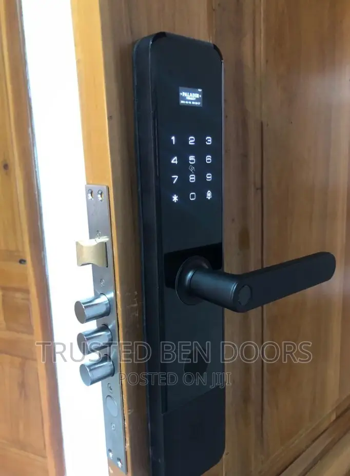 Paladin Turkey Biometric Smart Lock for Security+Wooden Door