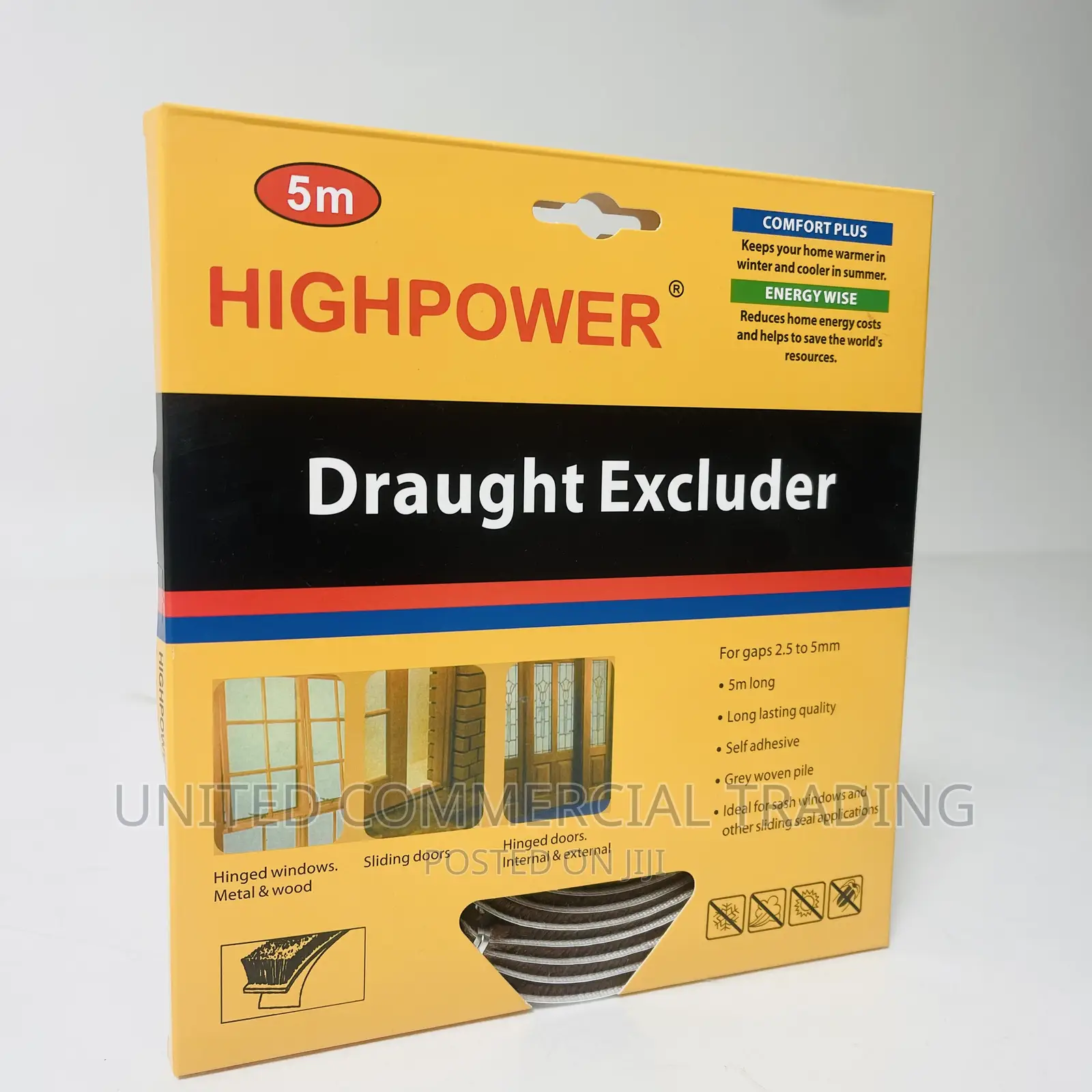 Highpower Draught Excluder (Grey)