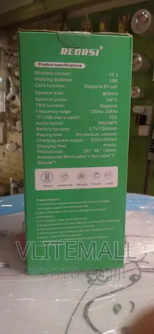 Recrsi RE-YX30 Bluetooth Speaker