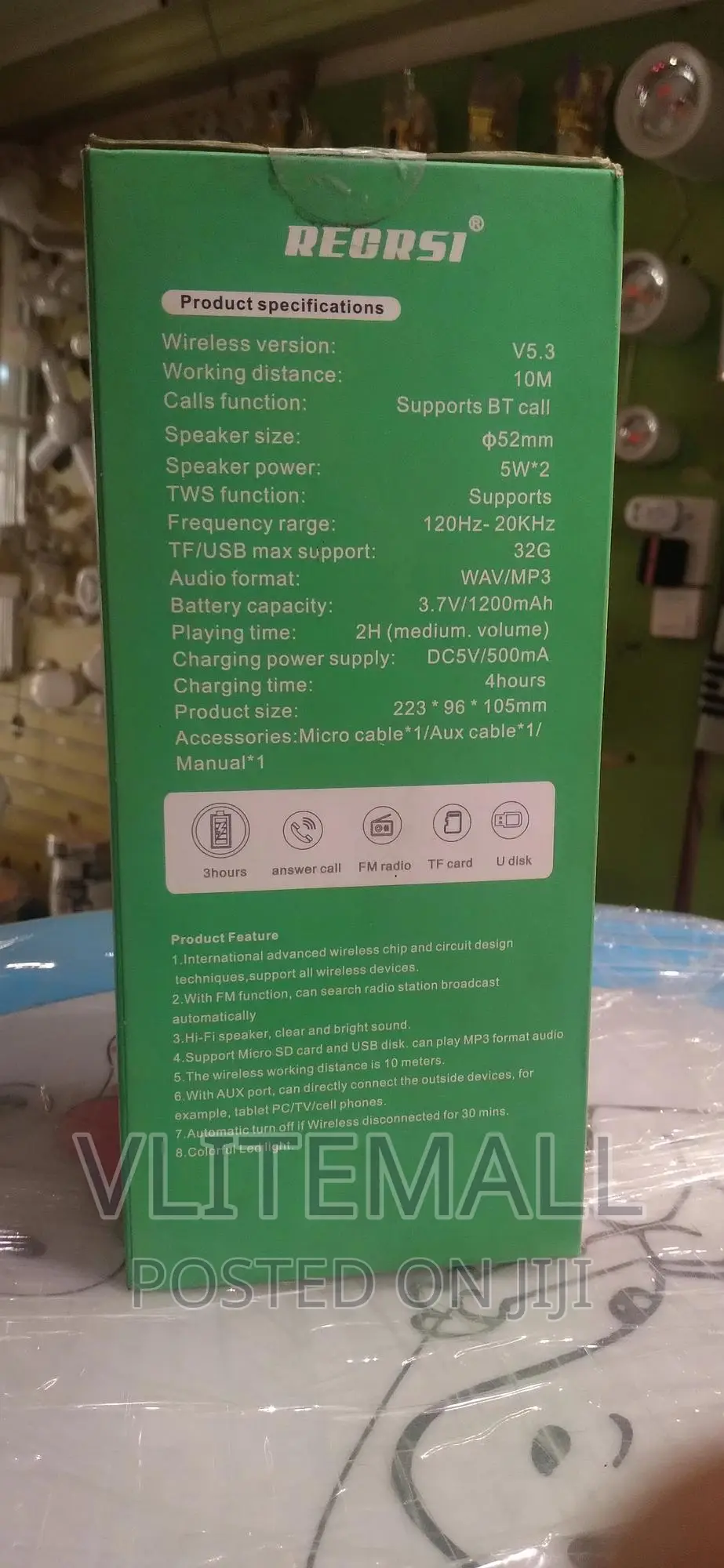 Recrsi RE-YX30 Bluetooth Speaker