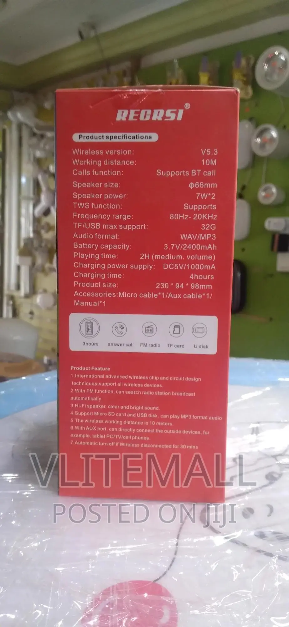 Recrsi RE-YX70 Bluetooth Speaker