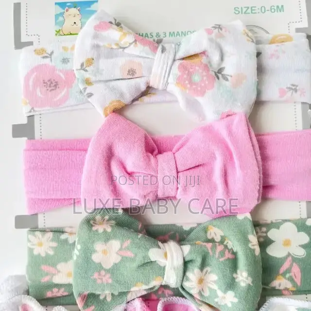 Baby Girl Headbands With Mittens