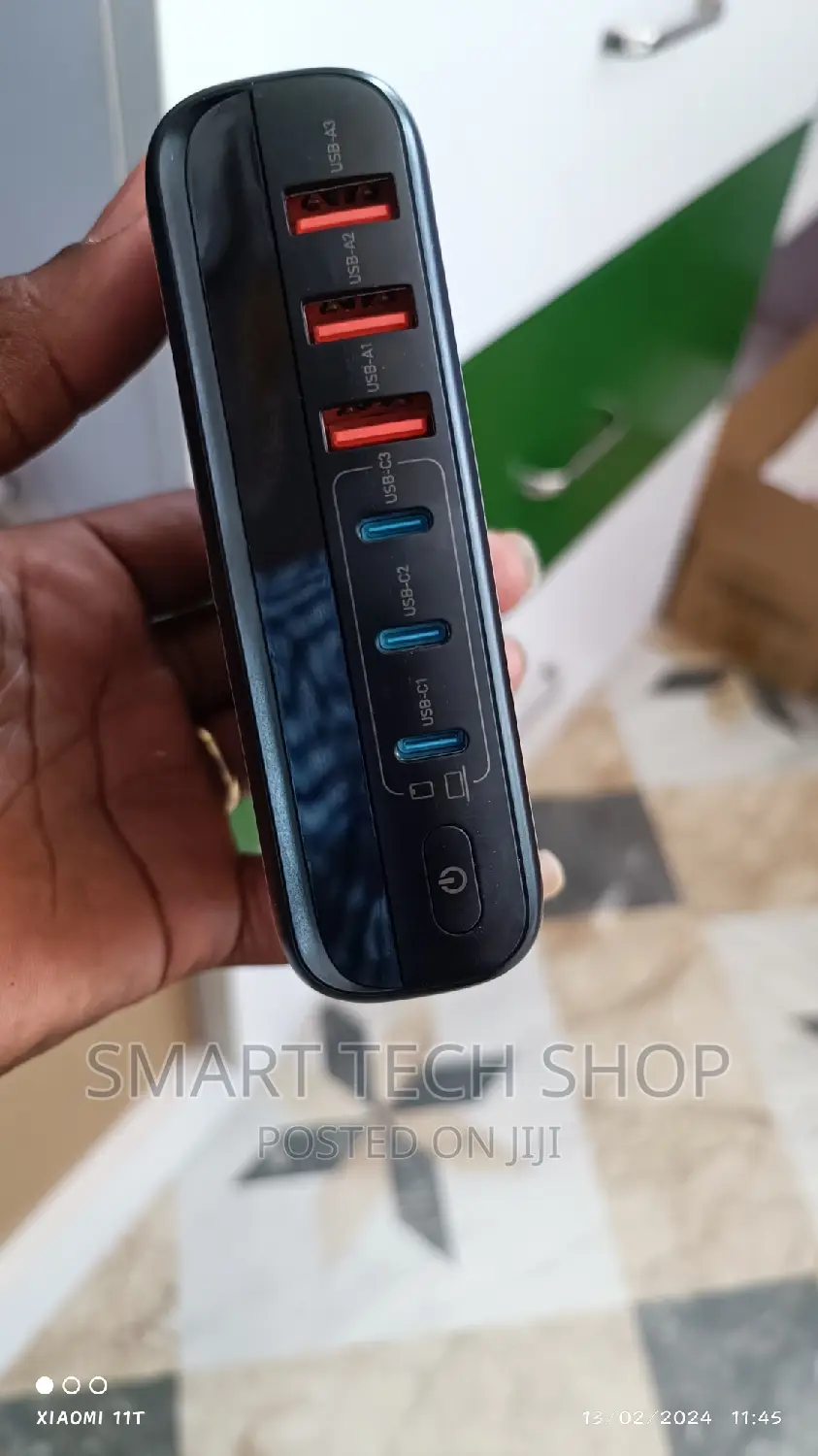 Ldnio140w 6 Port Pd Qc3.0 Gan Fast Charger for Laptop iPhone