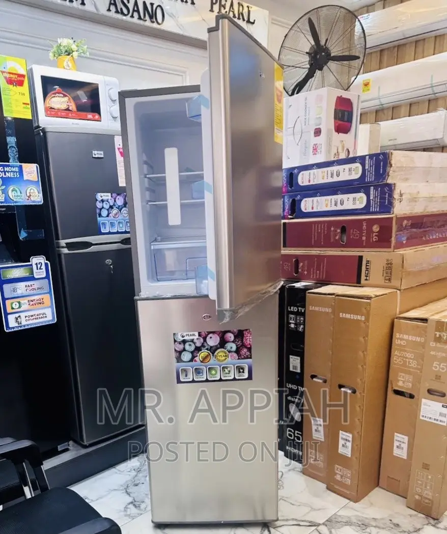 Super Cooling Pearl Pf 350 B Double Door Refrigerator.