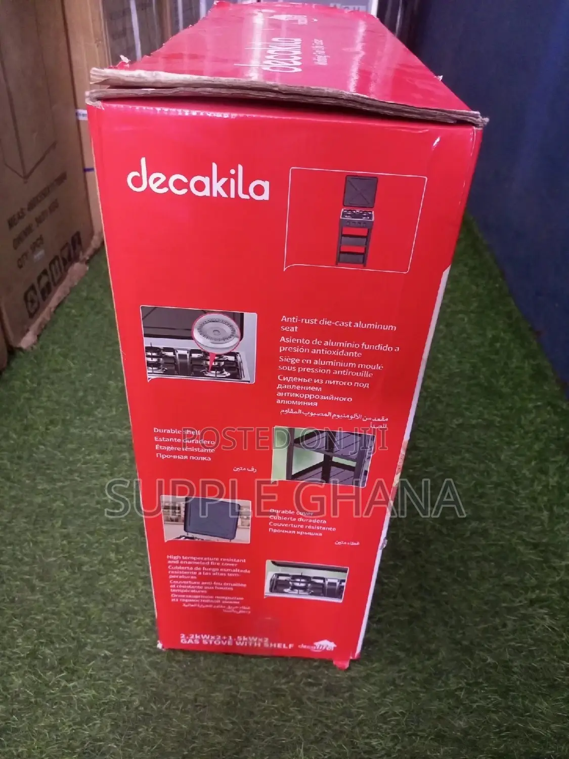 Decakila Cooker Gas Stove 2.2kw