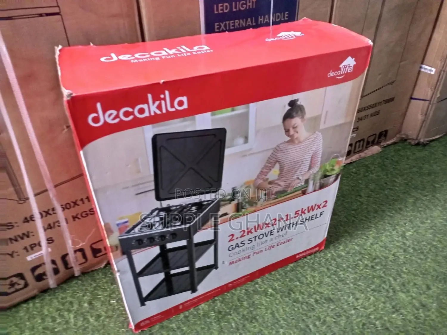 Super Decakila Gas Stove With Shelf Decakila