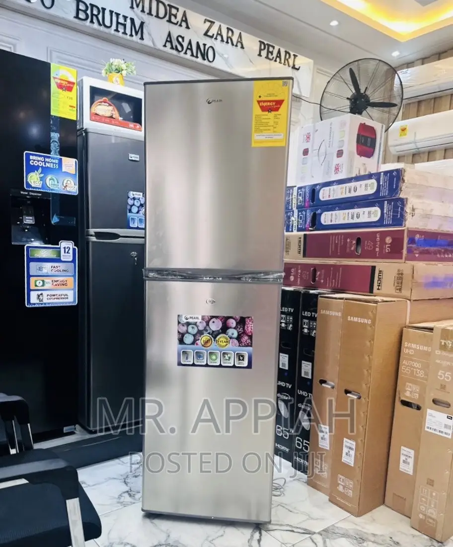 Super Affordable Pearl Pf 350 B Double Door Refrigerator.