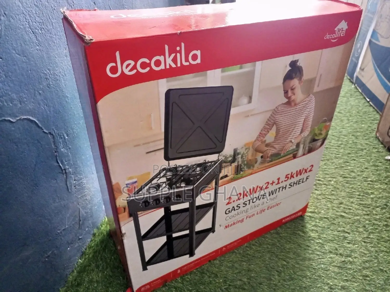 New Decakilla Gas Stove With Shelf Decakila