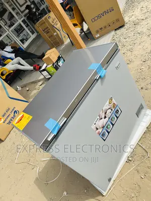 PCF-240 Single Door Pearl Chest Freezer Grey Color Best Sale