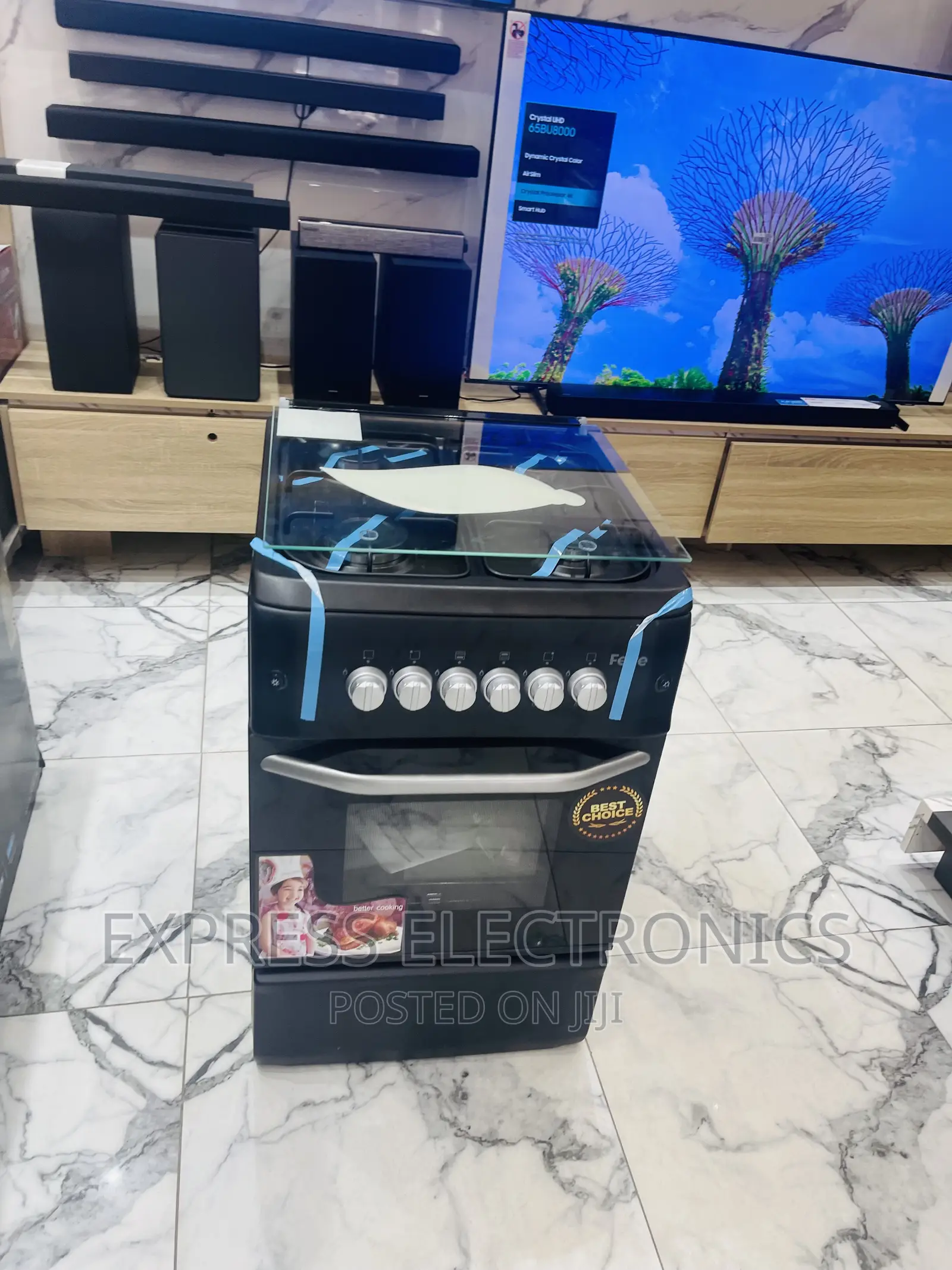 Grab Your Favorite  Gas Cooker Oven Grill 4burner 50/55