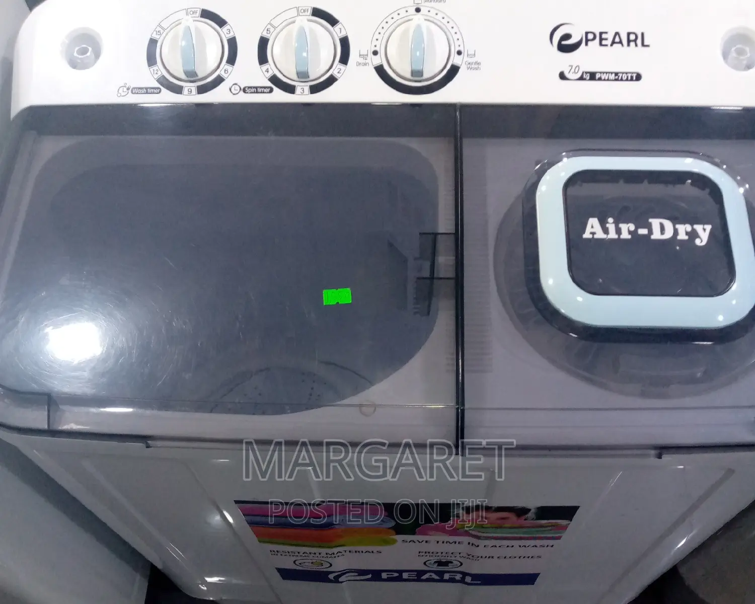 Pearl 7kg Twin Top Washing Machine