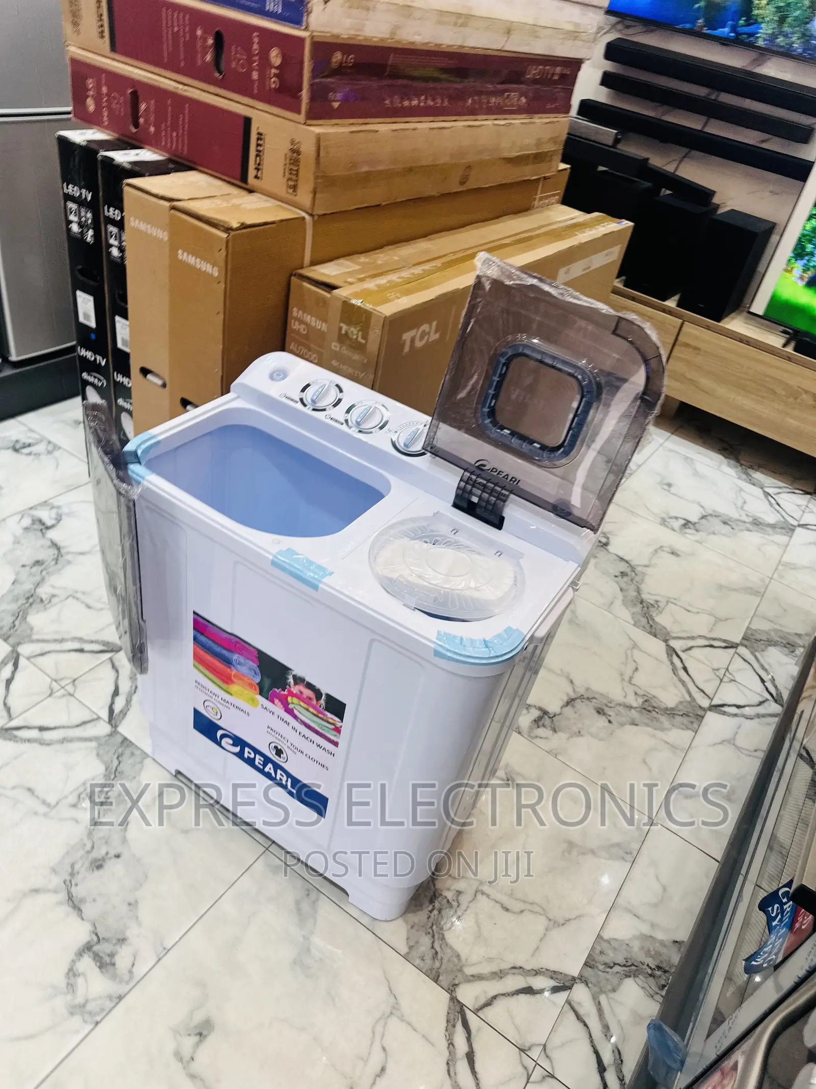 Anti Rust Washing Machine. Pearl. 7kg Twintub