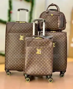 Original Louis Vuitton Traveling Leather Luggage 