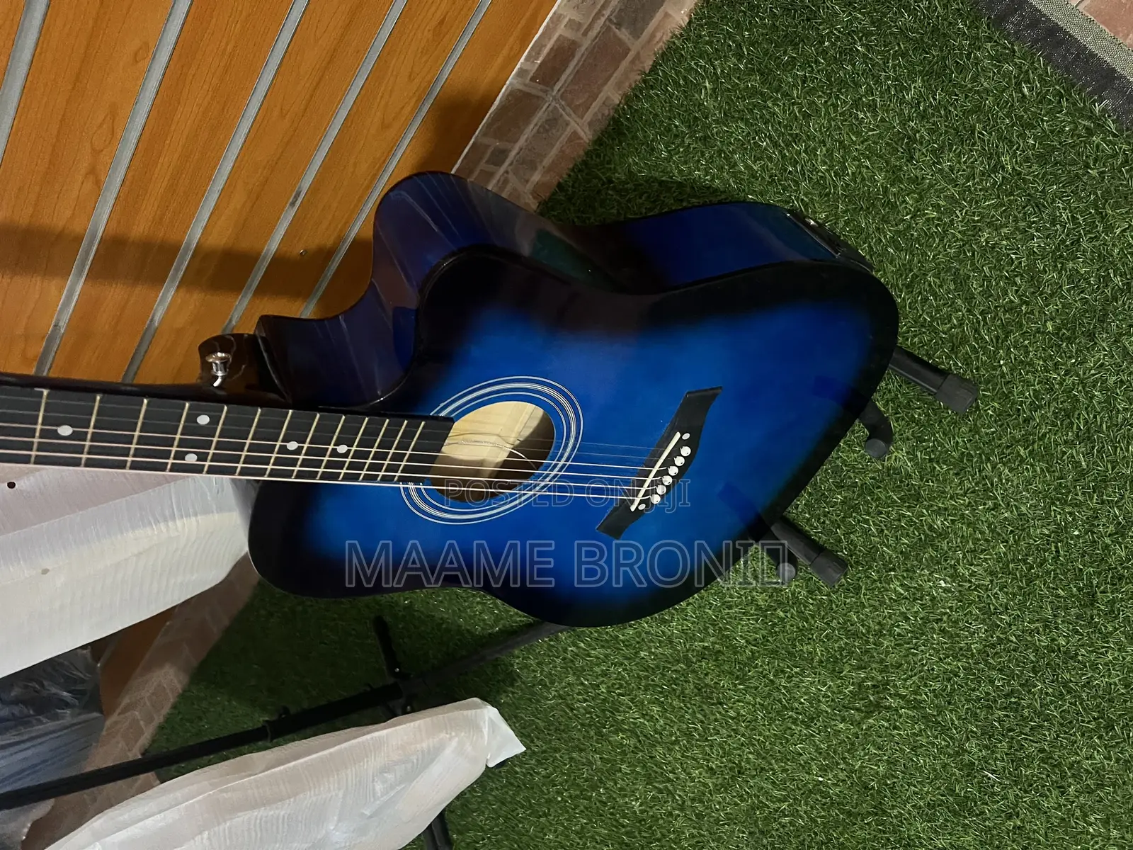 Semi Acoustic Guitar + Bag Etc