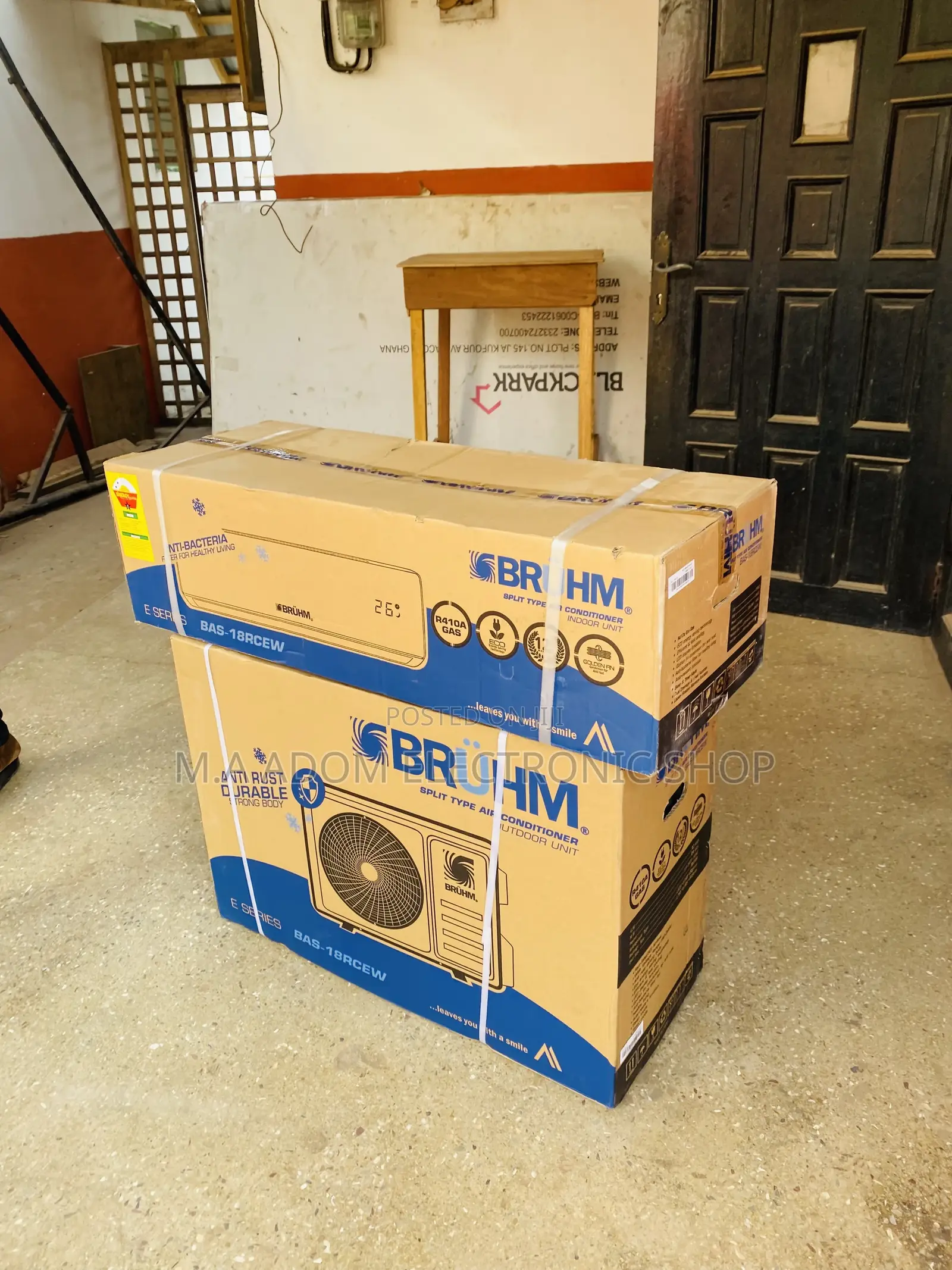 Fast Chilling Bruhm 2.0hp Split Type Air Conditioner.
