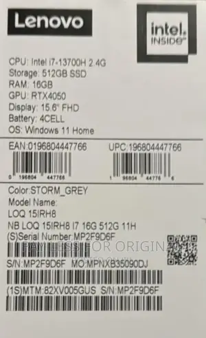 New Laptop Lenovo 16GB Intel Core I7 SSD 1T