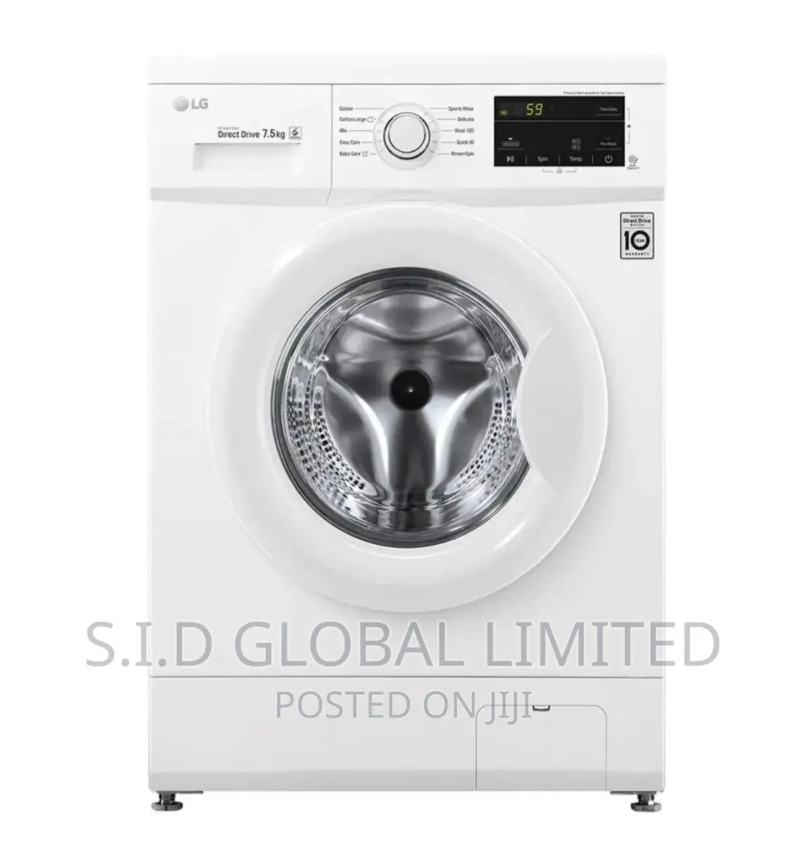 LG FH2J3QDNP0 7.5KG Front Load Washing Machine