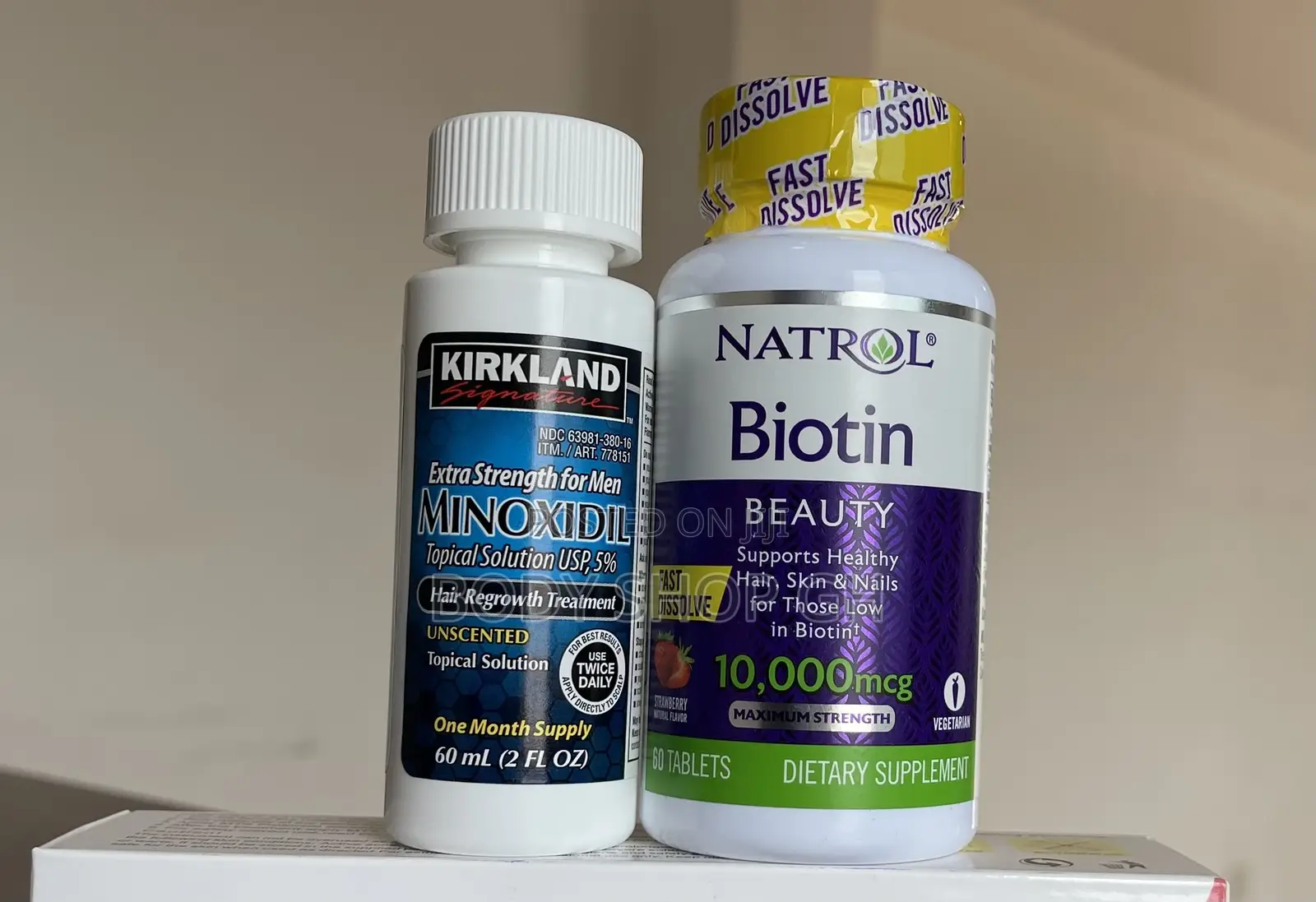 Beard Growth And Hairline Pack - Kirkland Minoxidil + Biotin