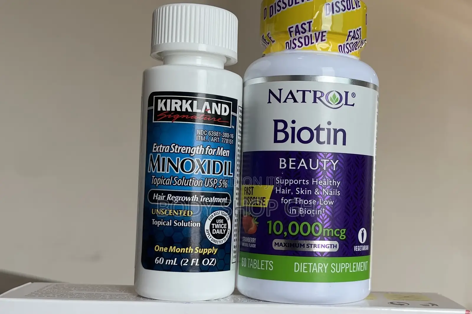 Kirkland Minoxidil +Biotin Combo Pack for Beard and Hairline
