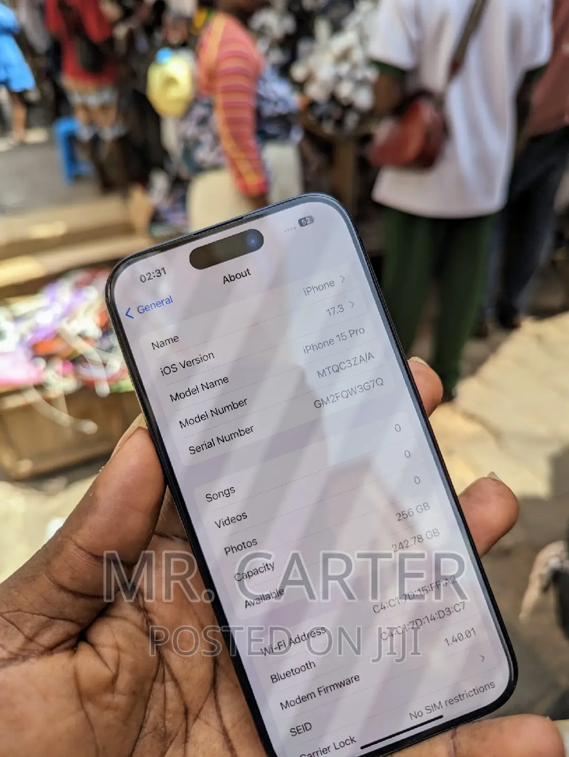 New Apple iPhone 15 Pro 256 GB Blue
