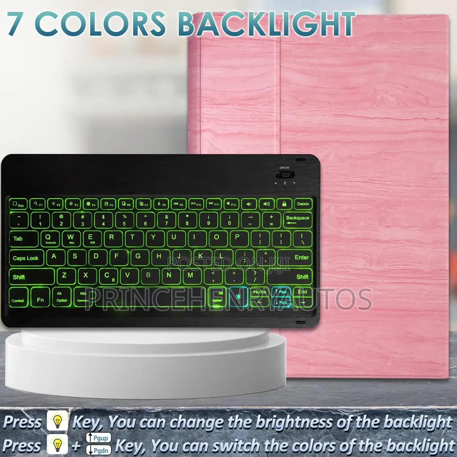 Wineecy Backlit Keyboard Case For12.4'' Tab S7 FE/ S8+/S7+