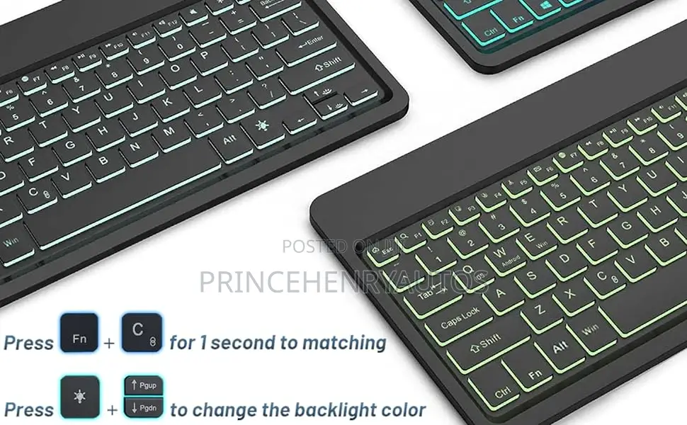 Wineecy Backlit Keyboard Case For12.4'' Tab S7 FE/ S8+/S7+