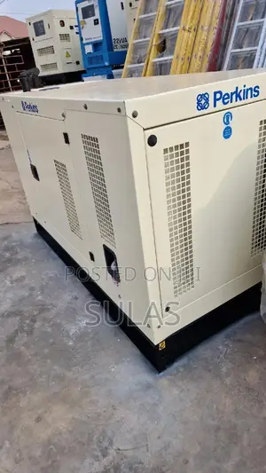 50 Kva Perkins Genset Off White Color