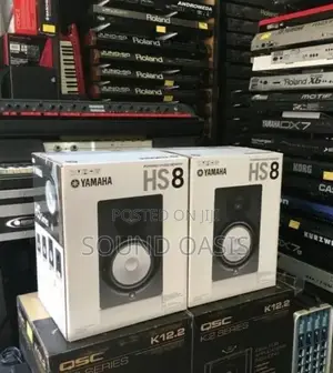 Yamaha Hs8 8-Inch Powered Studio Monitor Pair (Black)